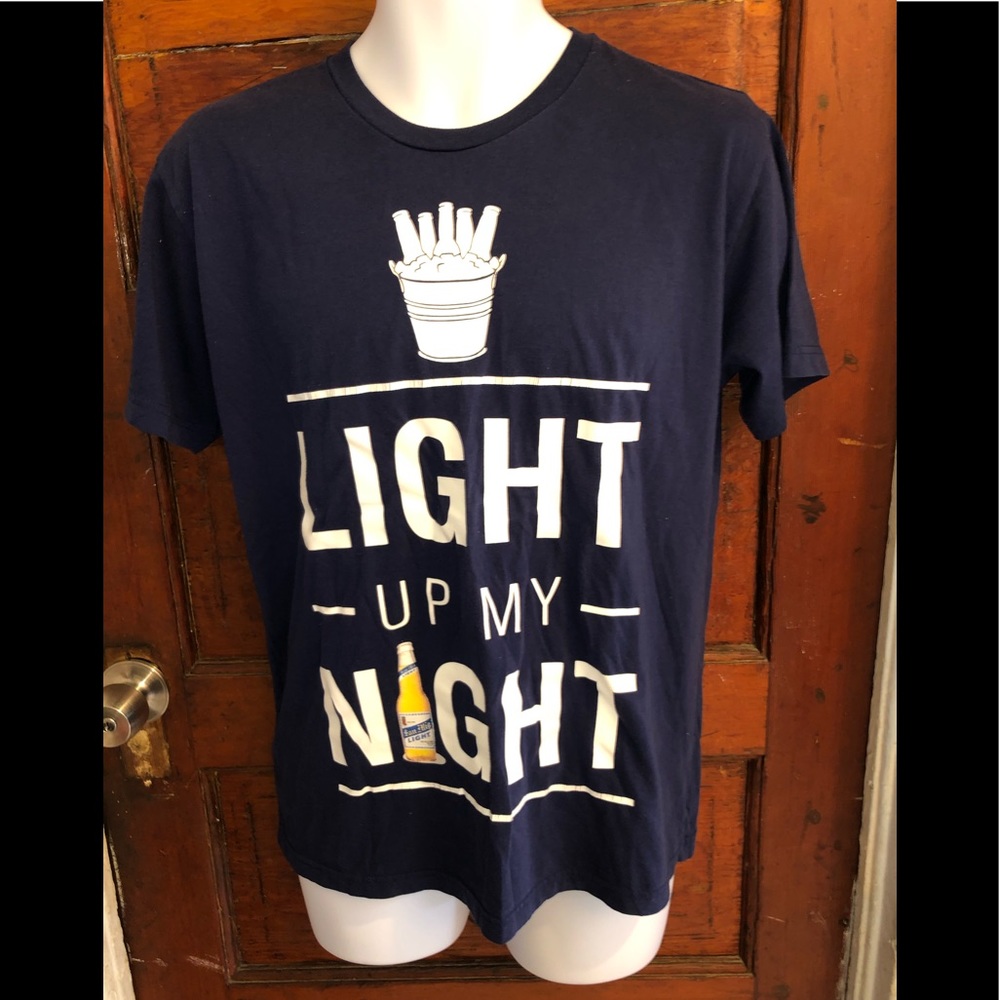Light Up My Night Men's Shirt Size L
